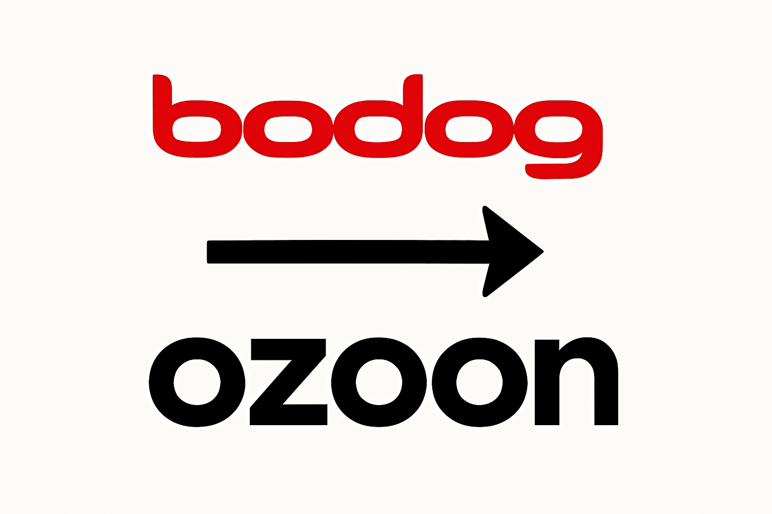 Bodog rebrands to Ozoon with arrow showing transition amid Canada regulatory changes