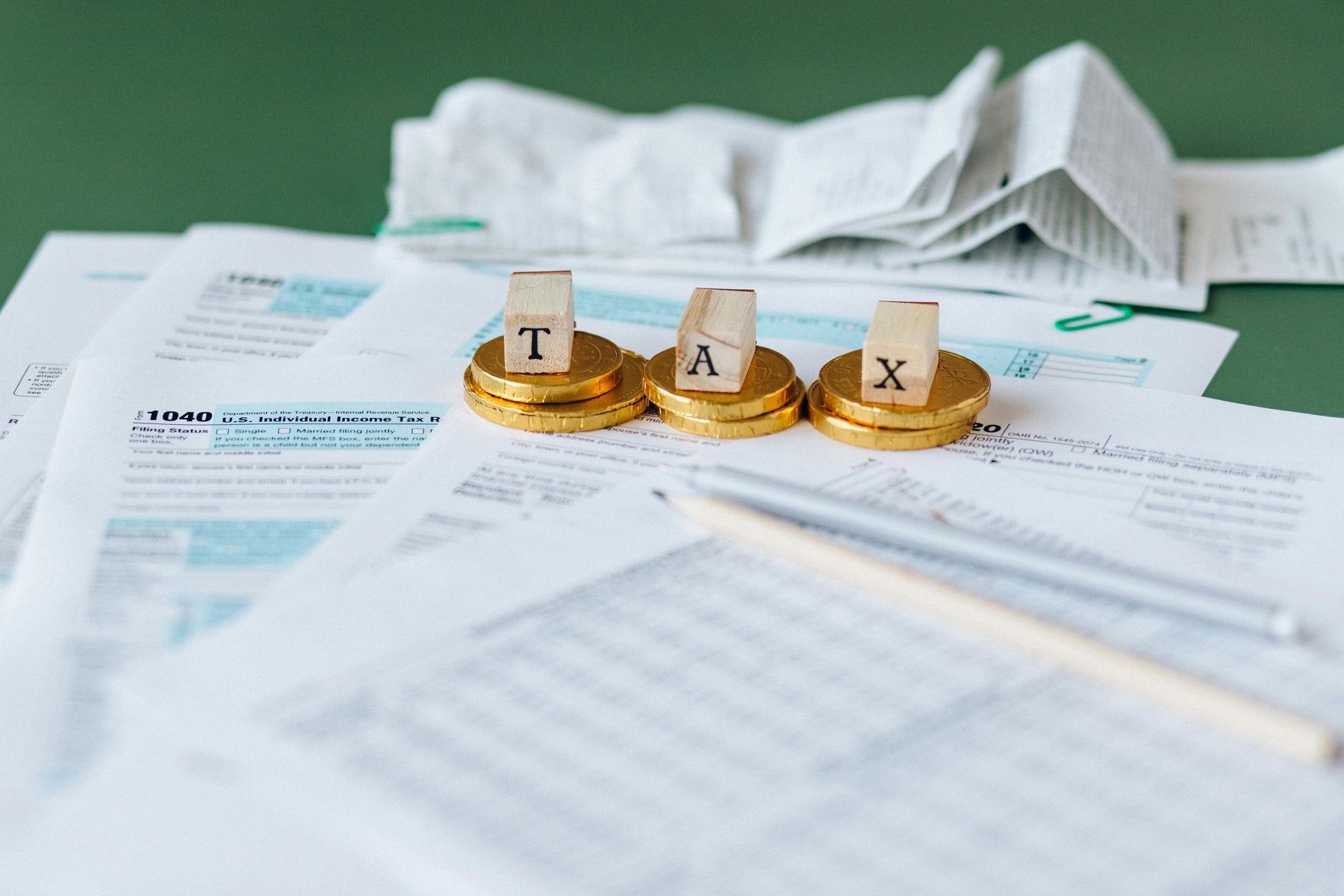 Blocks Spelling out TAX
