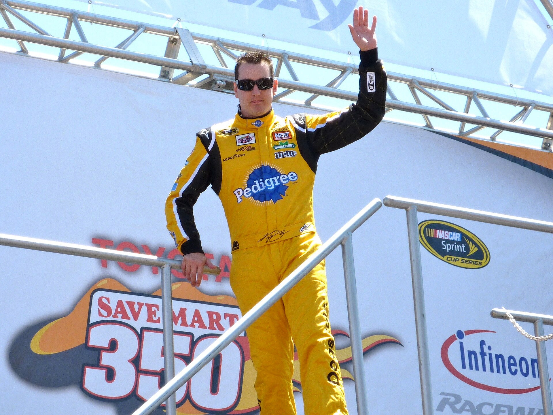 Kyle Busch Dead at 41: Las Vegas NASCAR Champion Dies Kyle Busch waving to fans at the Save Mart 350 at Infineon Raceway in Sonoma, California, in 2010