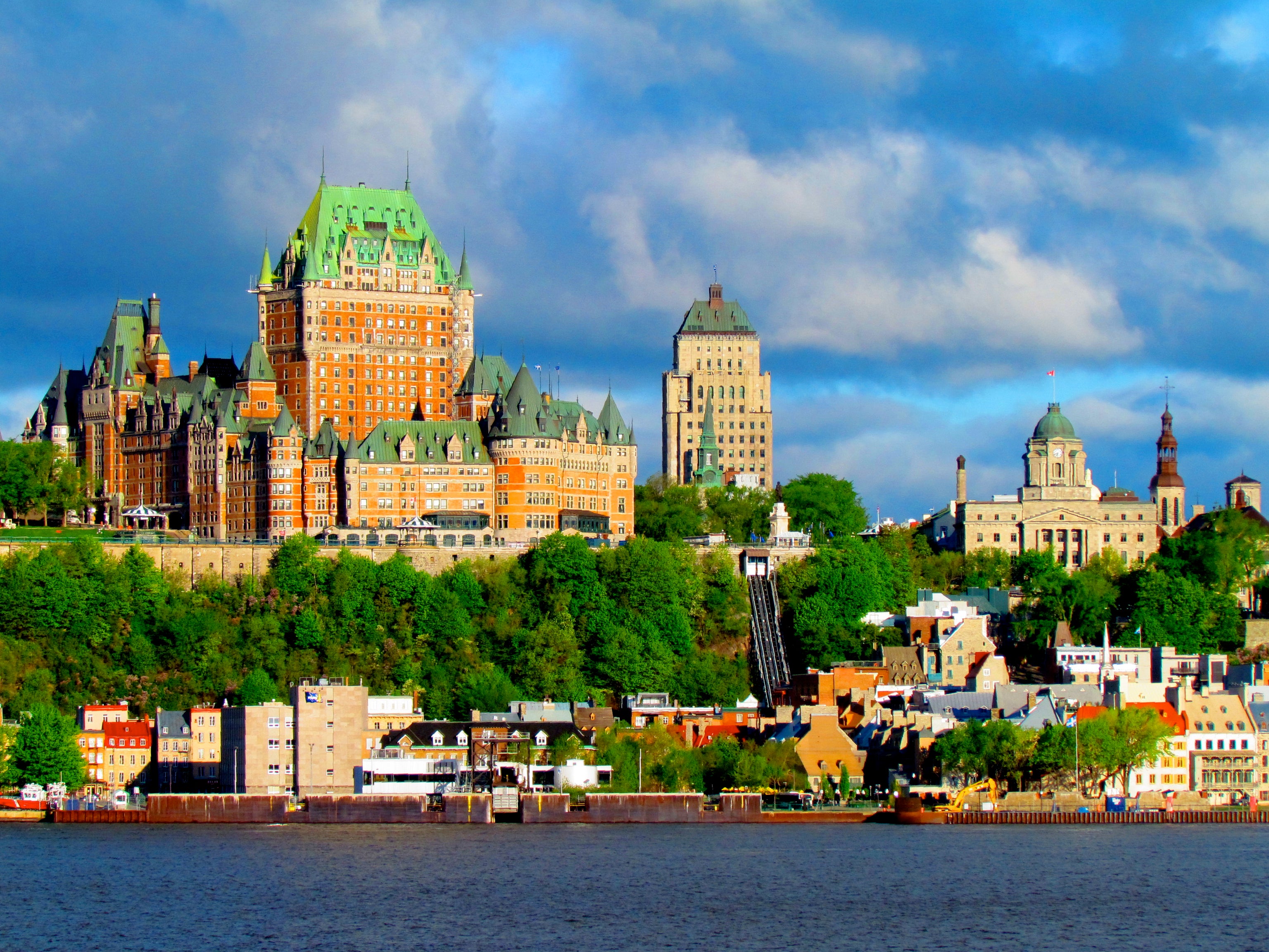 Loto-Québec Revenue Rises 2.1% to CA$782.6M Before Election Québec City skyline with the Château Frontenac and Old Québec's Upper and Lower Town, seen from the St. Lawrence River