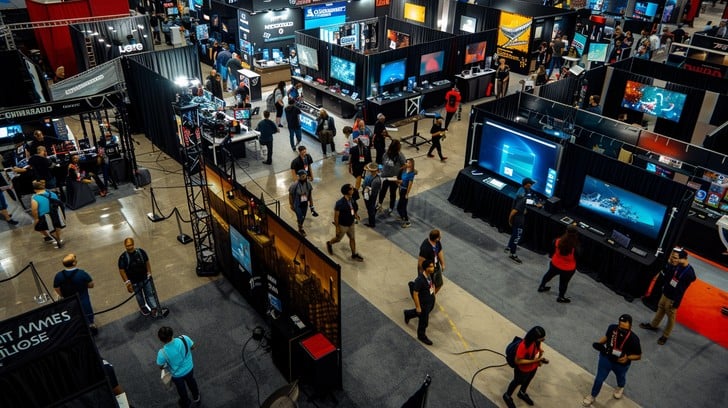 Free Gaming Convention Hustle Image - stockcake.com A Gaming Convention
