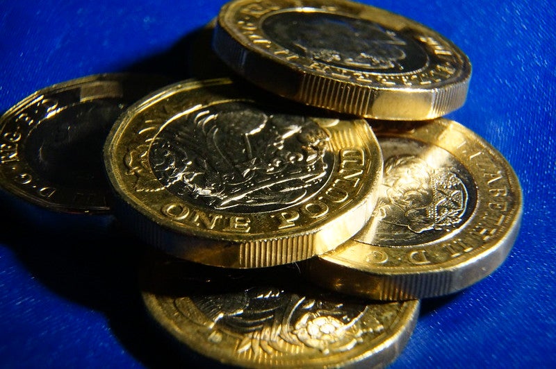 an image of British Pound coins