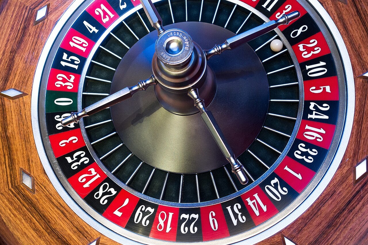 Roulette wheel Image of a roulette wheel