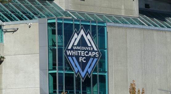 Vancouver Whitecaps FC Logo at B.C. Place Amid Las Vegas Relocation Bid Vancouver Whitecaps FC logo displayed on the exterior of B.C. Place stadium in Vancouver