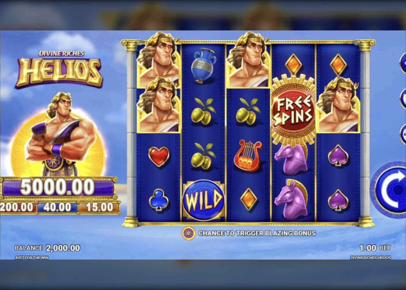 Divine Riches: Helios Background