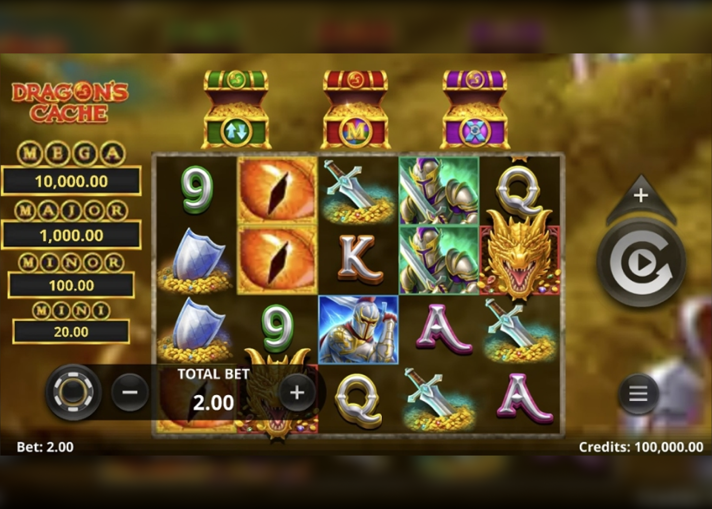 Dragon’s Cache Background