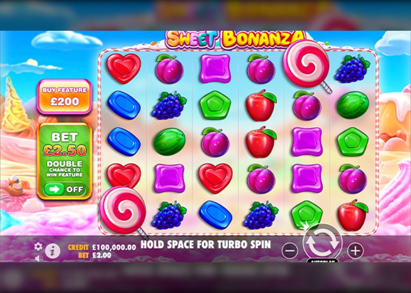 Sweet Bonanza Background