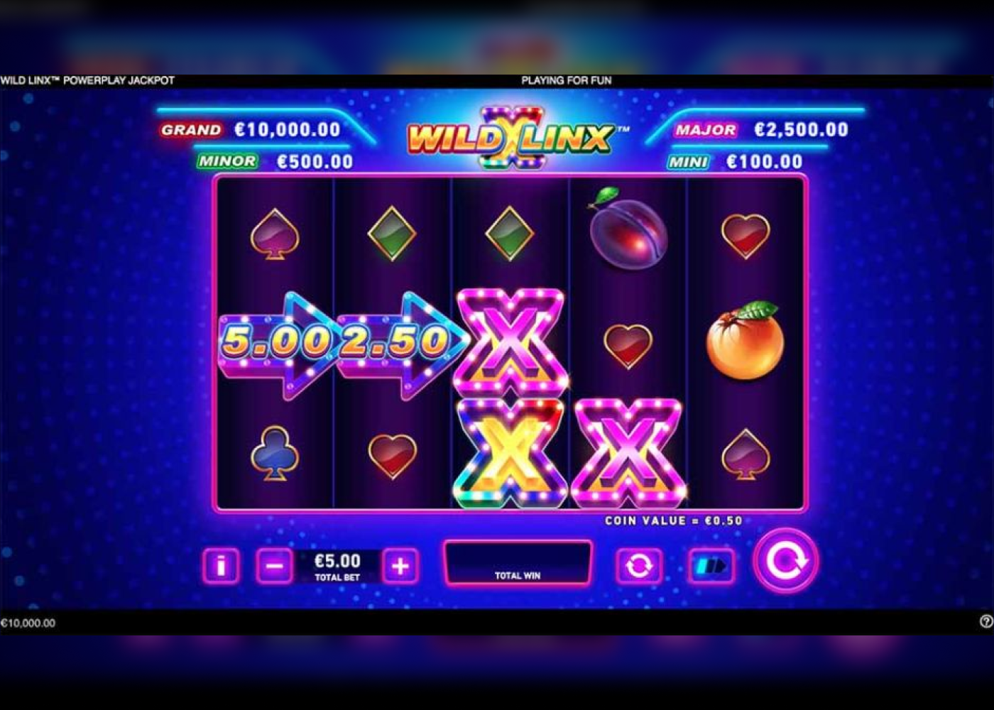 Wild Linx PowerPlay Jackpot Background