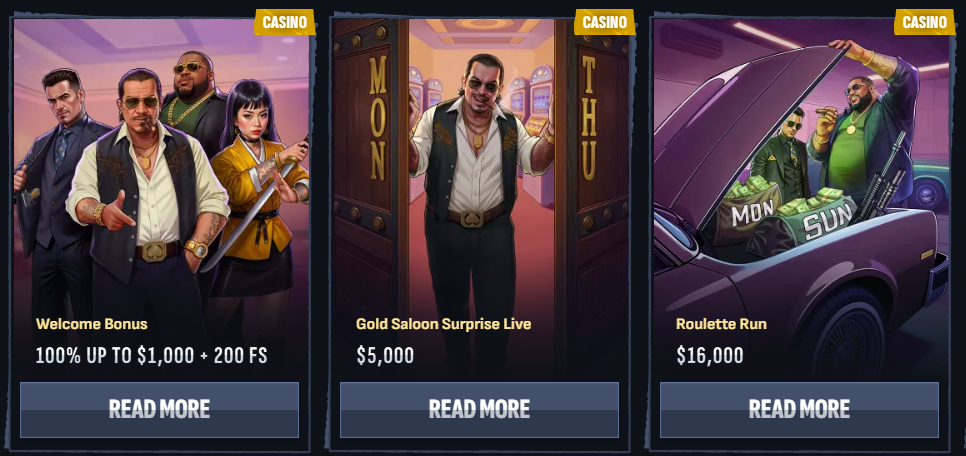 Mafia Casino Promotions in NZ