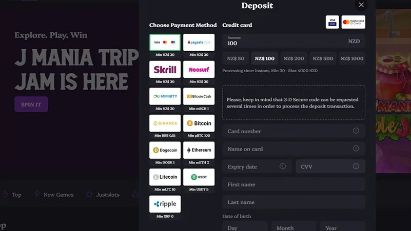 Lucky Circus Screenshot deposit