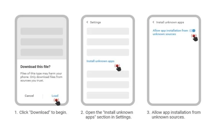 how to install android app 1