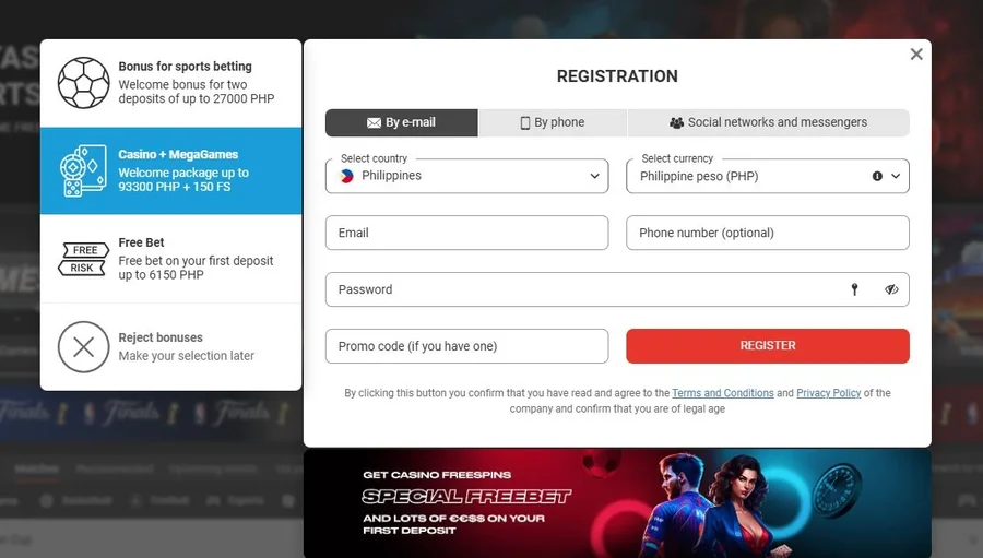 megapari registration