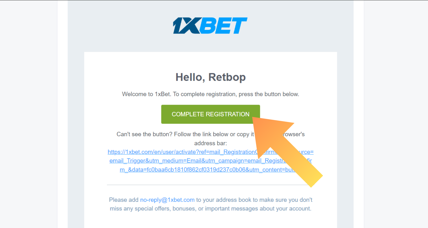 1xbet registracion step 4