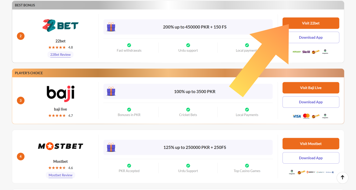 Choose an online casino in Pakistan to play Poker