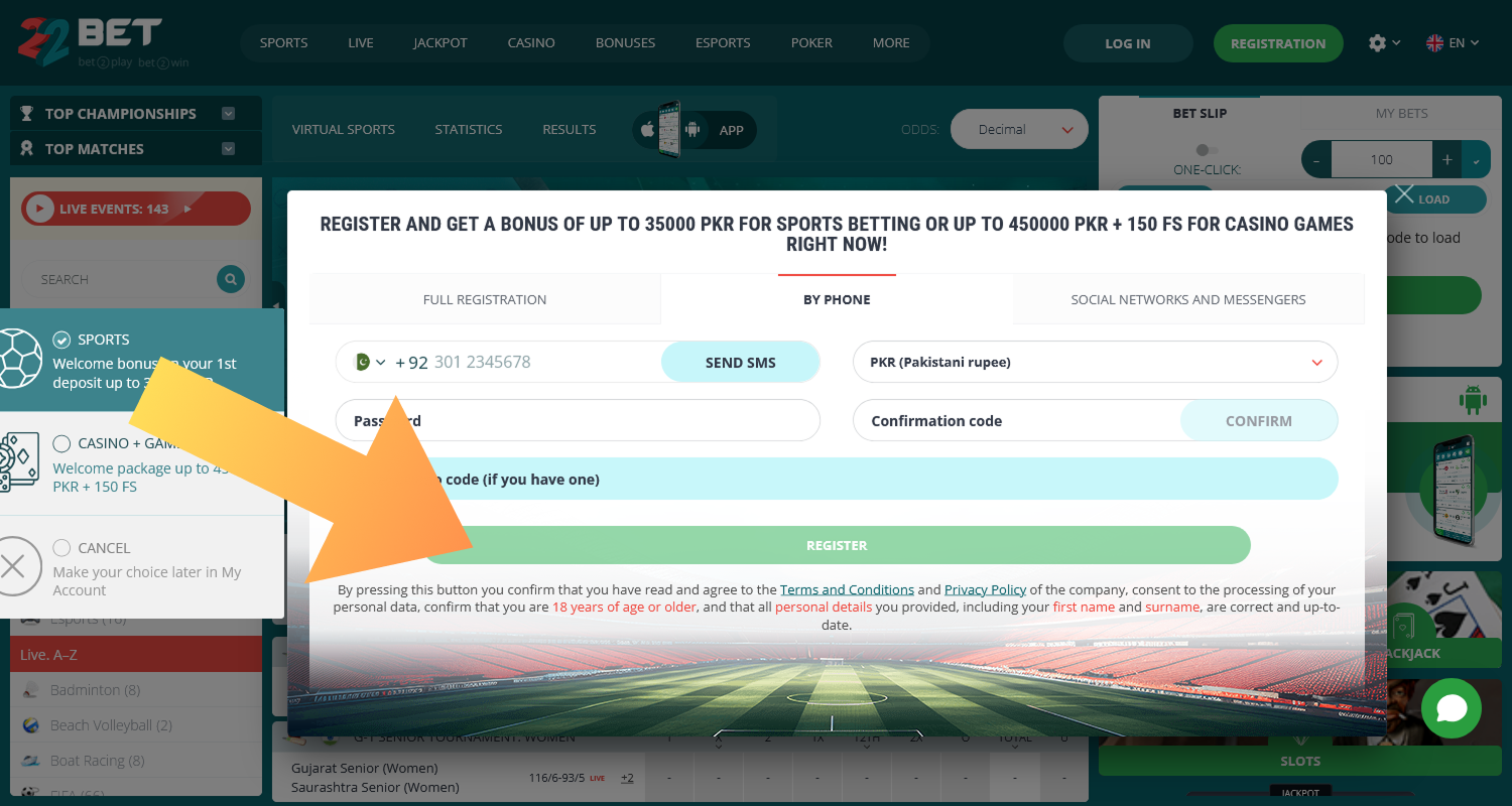 Register at an online casino in Pakistan to play poker