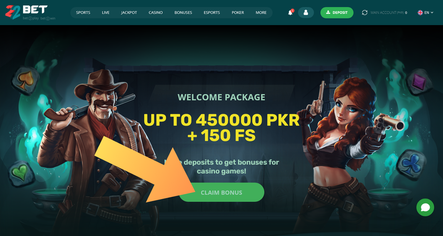 Claim your welcome casino bonus to play poker