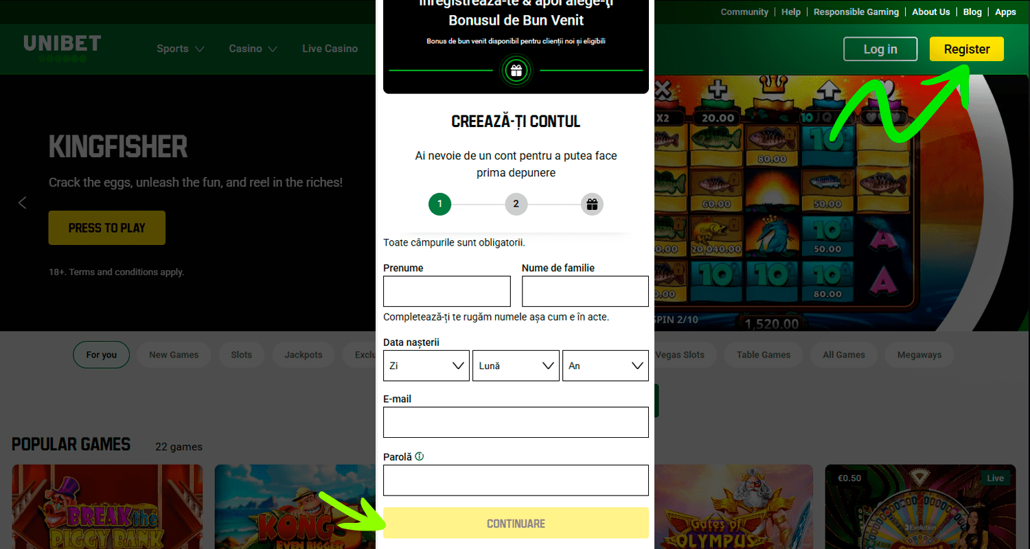Pentru a juca Dolphin's Pearl trebuie să vă înregistrați