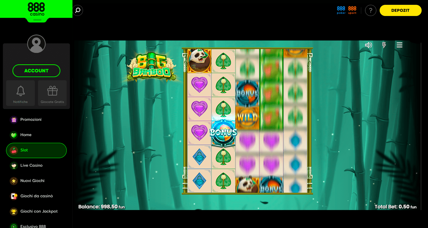 Pariați și începeți să jucați Big Bamboo