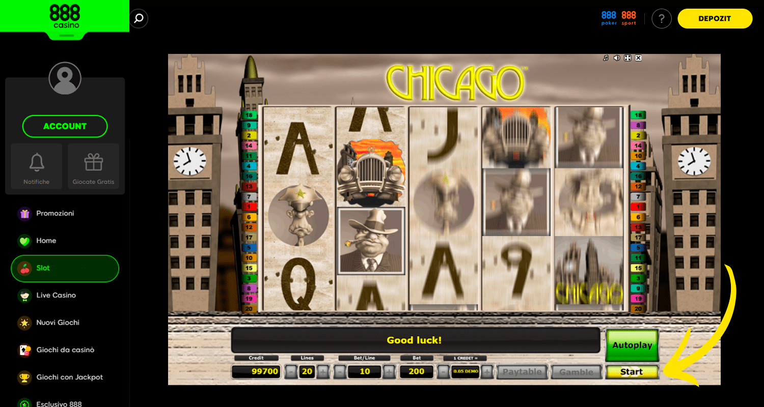 Pariați și începeți să jucați Chicago