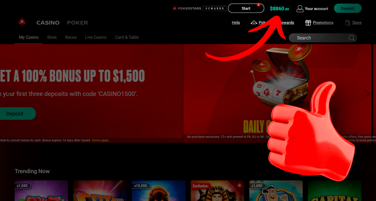 Așteptați ca fondurile să ajungă prin TopPay și începeți să jucați