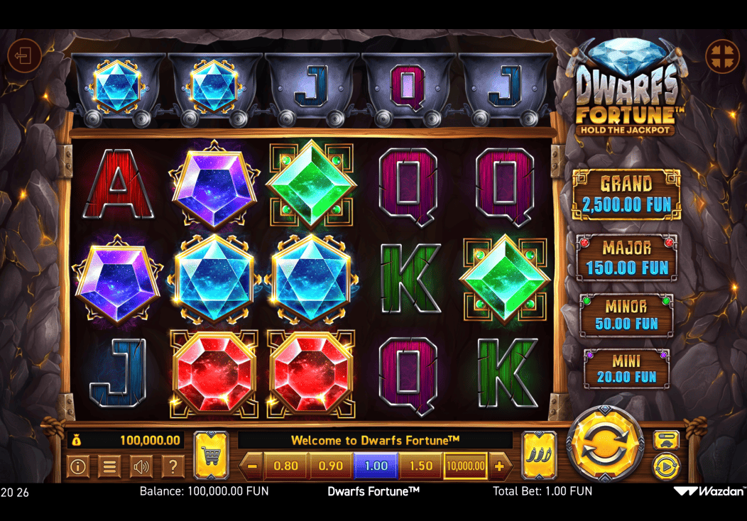 Dwarfs Fortune demonstrație