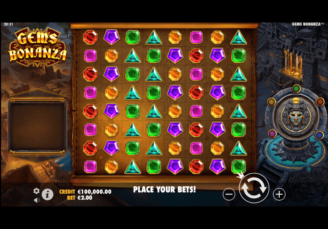 Gems Bonanza demonstrație