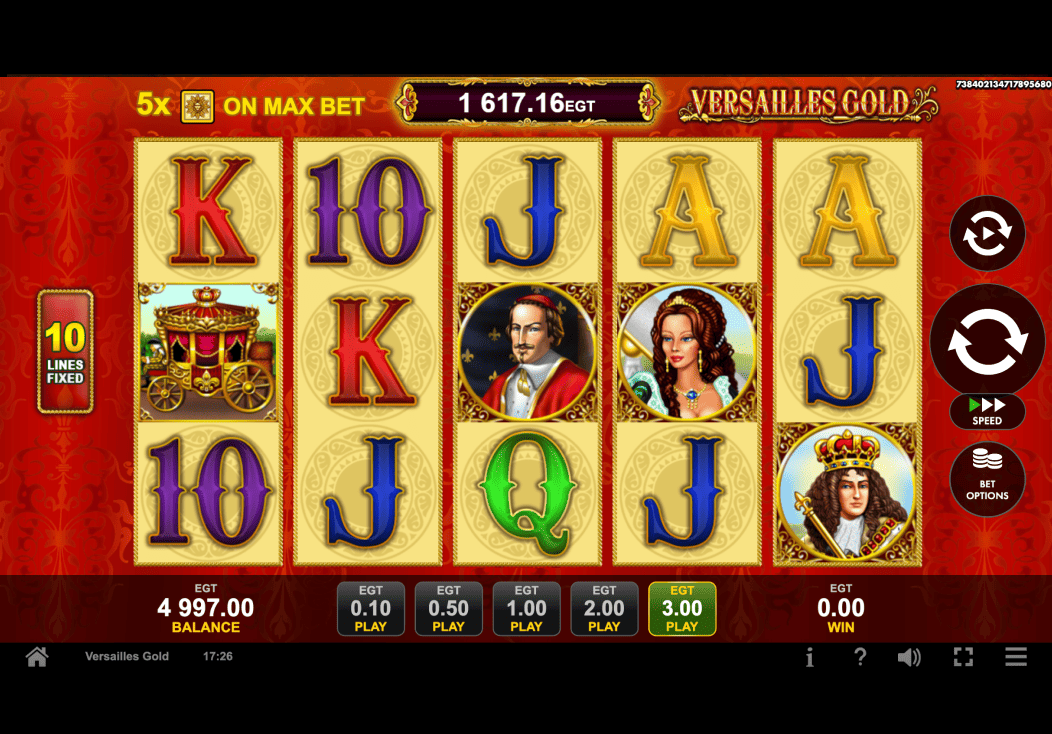 Versailles Gold demonstrație