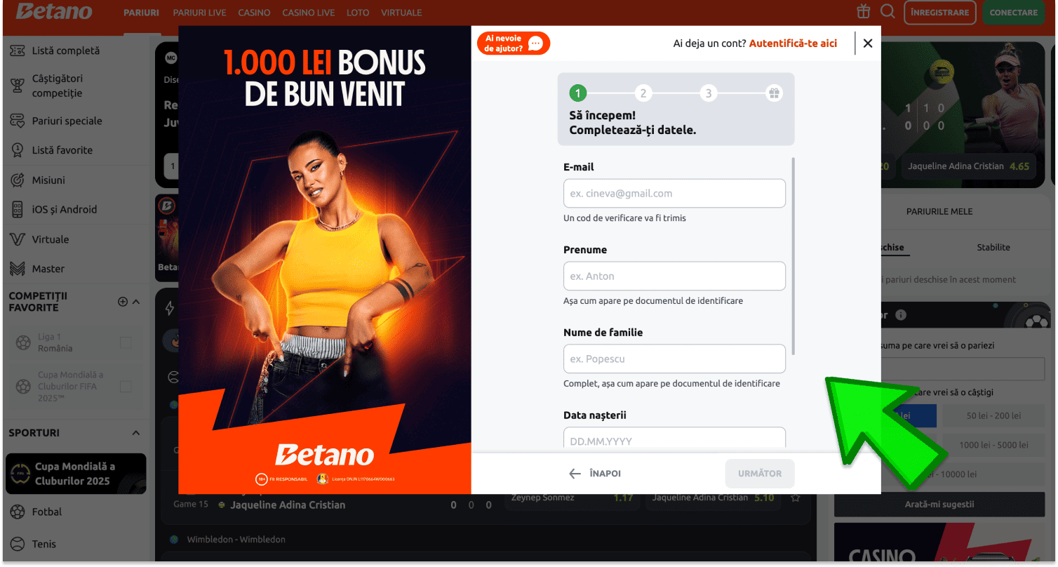 Înregistrați-vă la un cazinou online pentru Loto