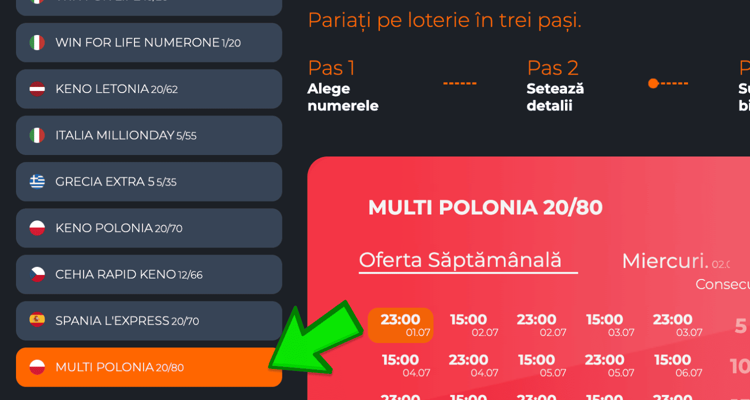 Găsiți Loto Polonia