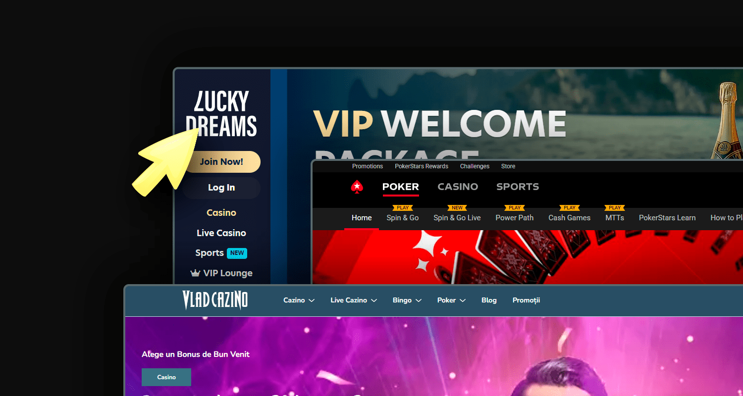 Alegeți un cazinou la care să plătiți