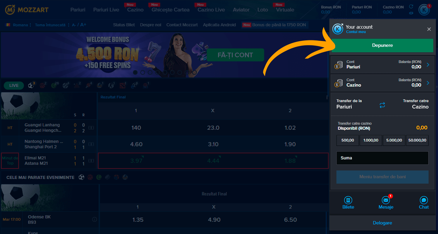 Verifică-ți contul la cazinoul ales
