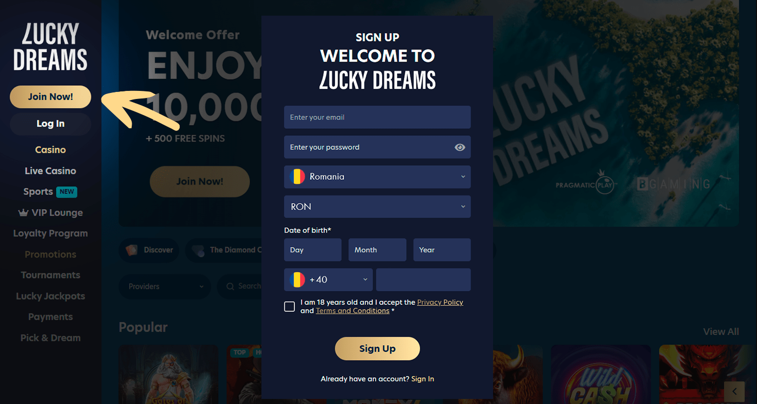 Înregistrați-vă pentru plată