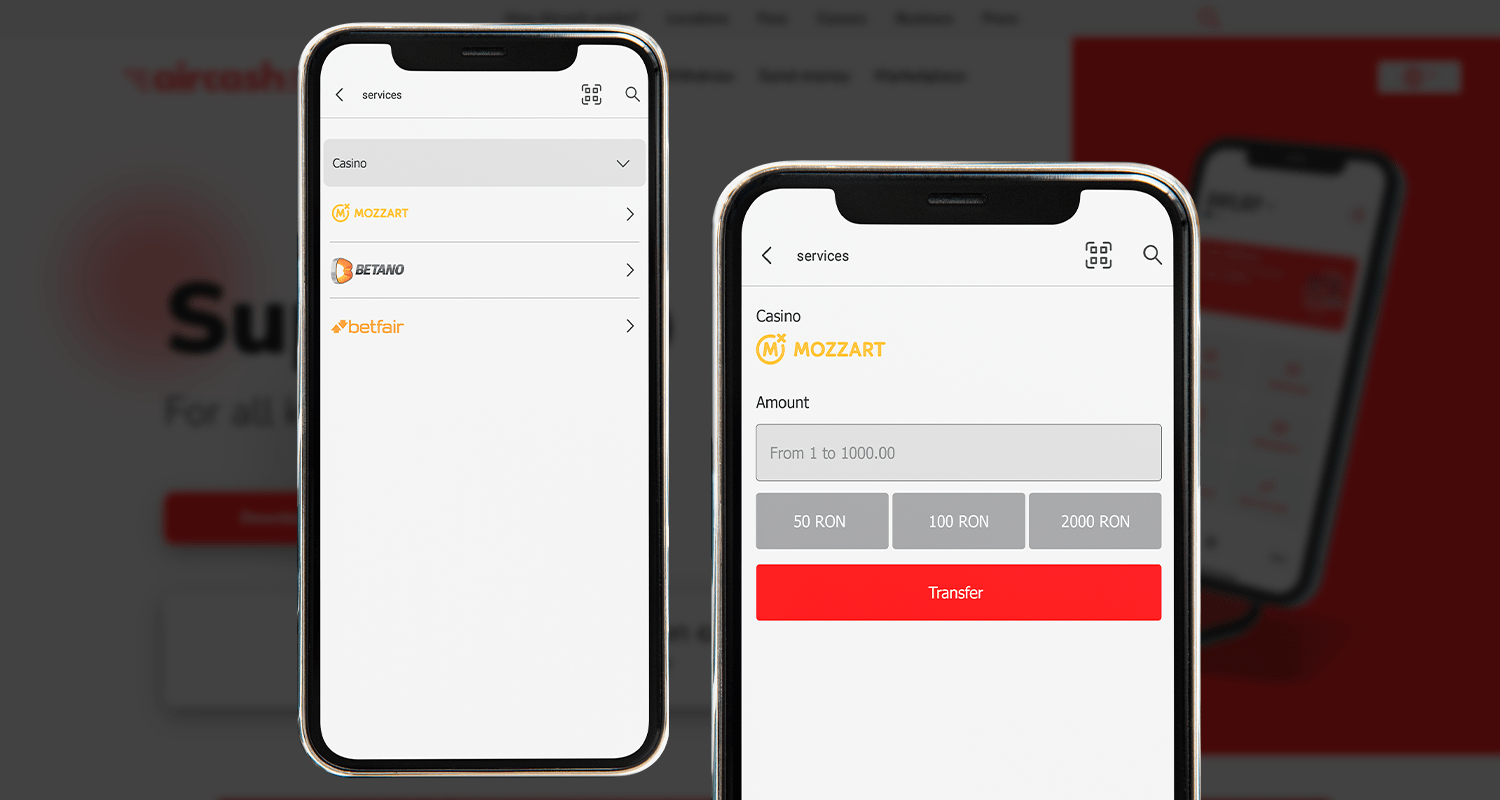Alimentați-vă contul de cazinou cu Aircash