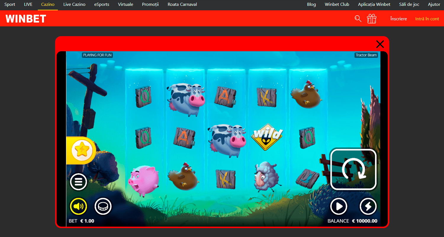 Pariați și începeți să jucați Tractor Beam