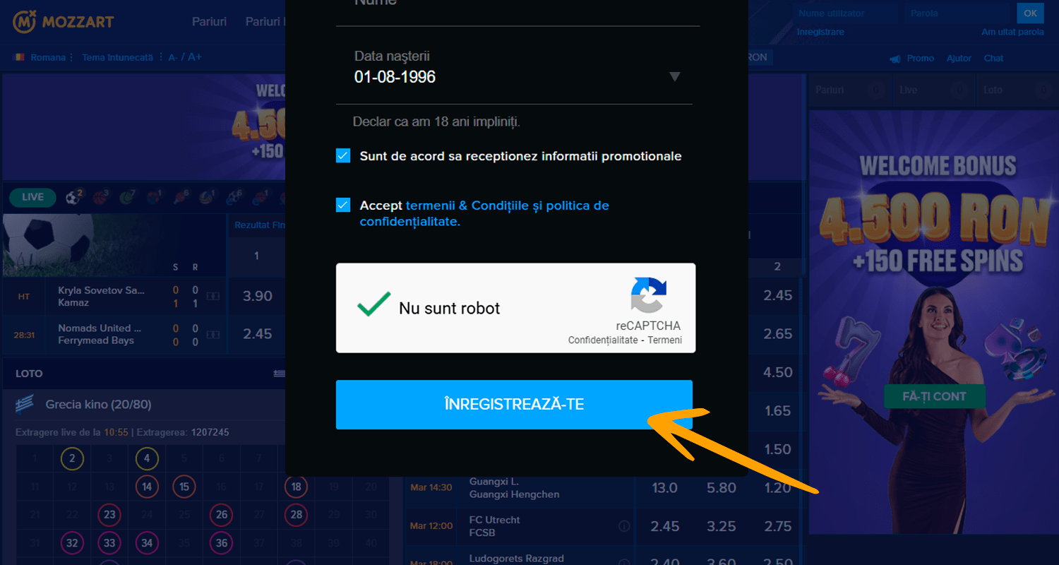 Confirmați înregistrarea la un cazinou care acceptă Aircash