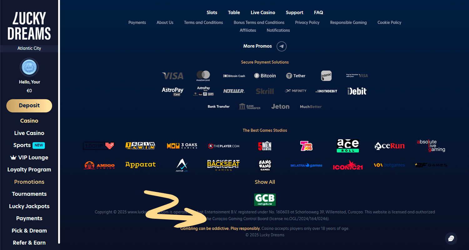 Verificați licența cazinoului pentru alte plăți Neteller