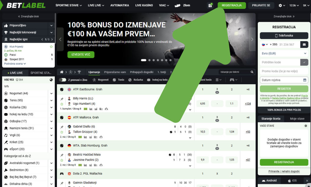Odpri spletno stran Betlabel
