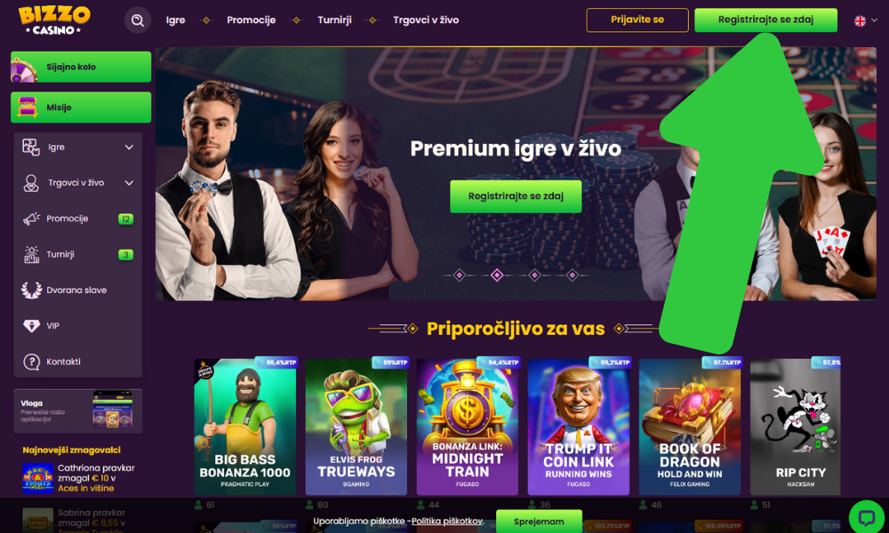Prehodite na spletno stran Bizzo