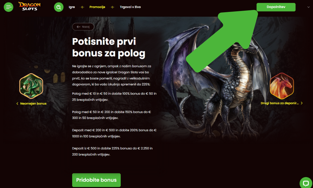 Napolnite svoj račun