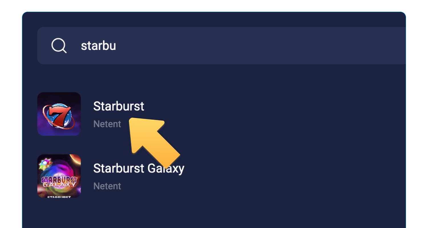 Poiščite igro Starburst v spletni igralnici v Sloveniji