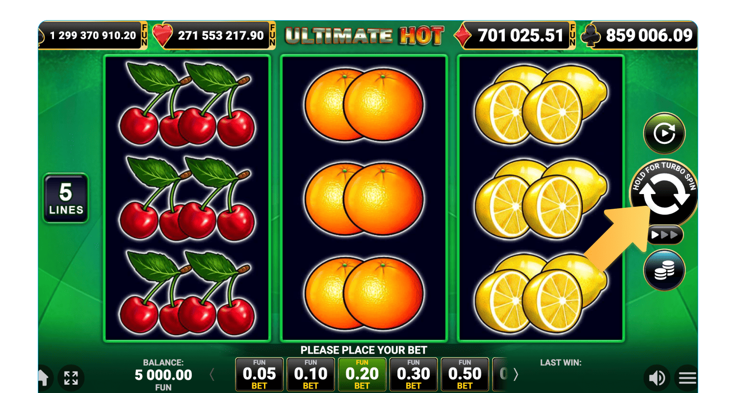Začnite igrati igro Ultimate Hot v spletni igralnici v Sloveniji