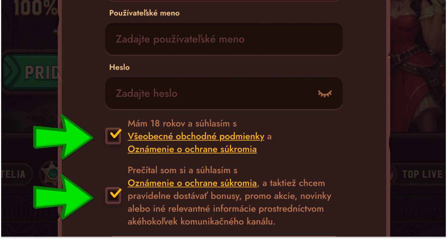 Prijmite podmienky 5Gringos na Slovensku