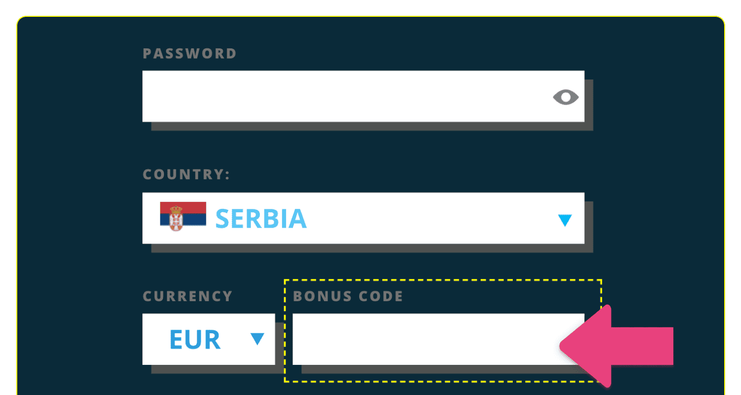 Unesite promotivni kod za registraciju za Booi u Srbiji
