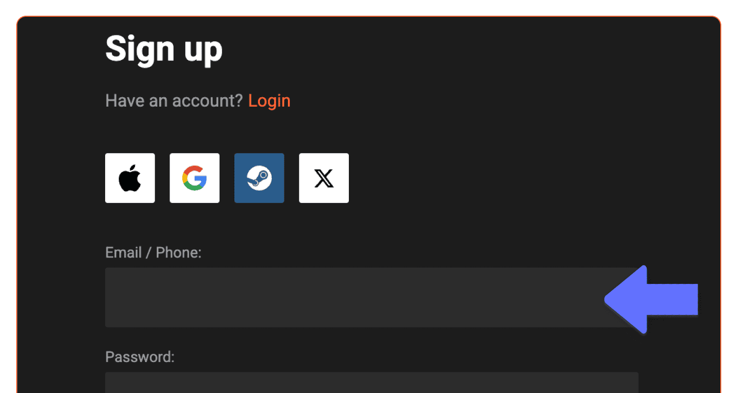 Unesite adresu e-pošte ili broj telefona prilikom registracije Za Ggbet u Srbiji