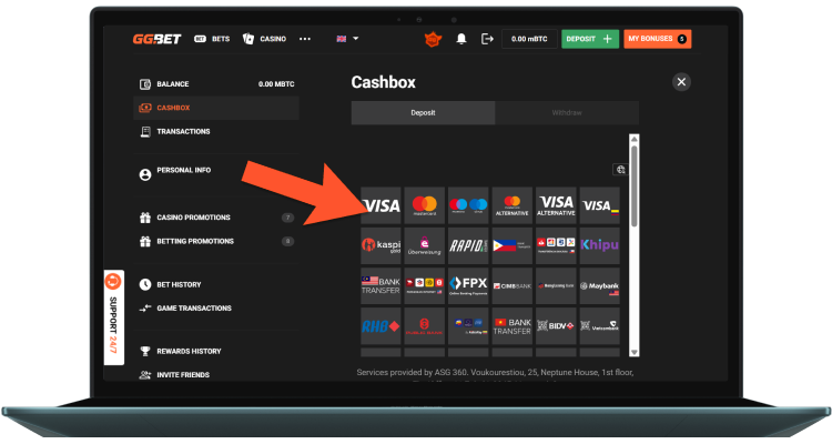 Izaberite način za dopunu u Srbiji da biste položili novac