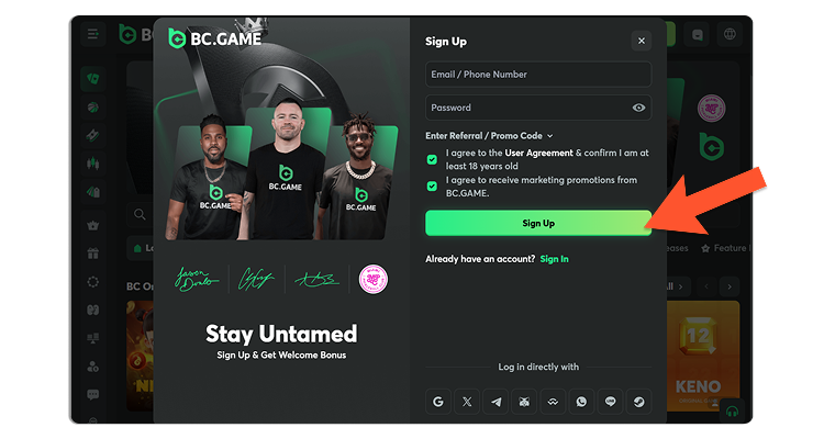 Registrujte se u kazinu