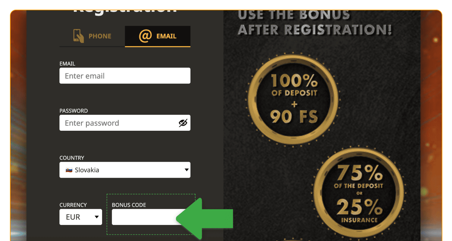 Unesite promotivni kod na veb lokaciji Play Fortuna u Srbiji