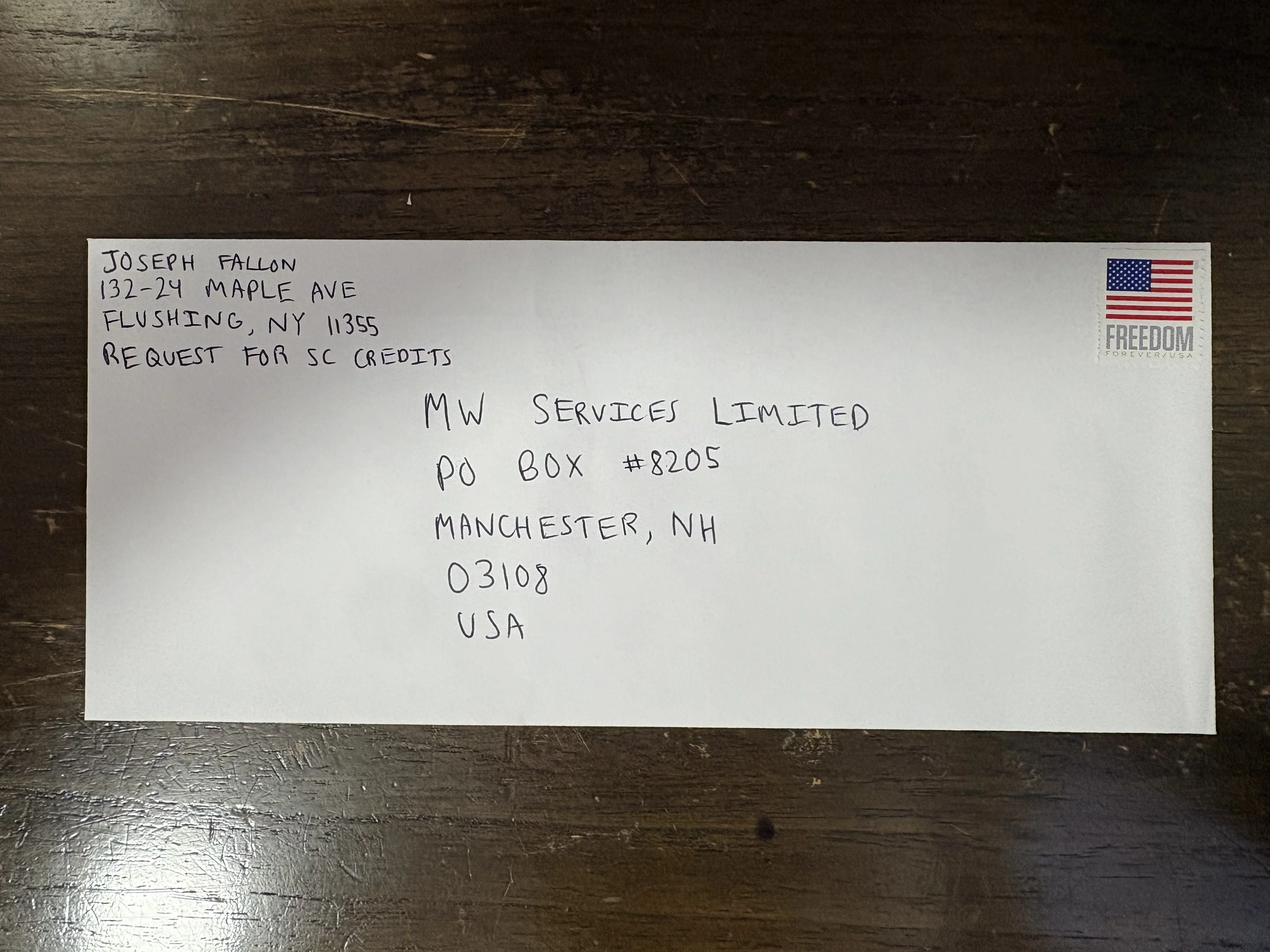 Envelope Step 2