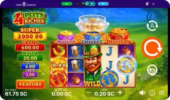 4 Pots Riches by Playson 