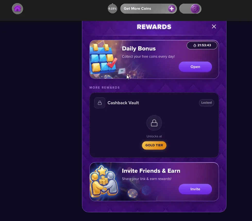 Confirm enrollment in the rewards program Confirm enrollment in the rewards program